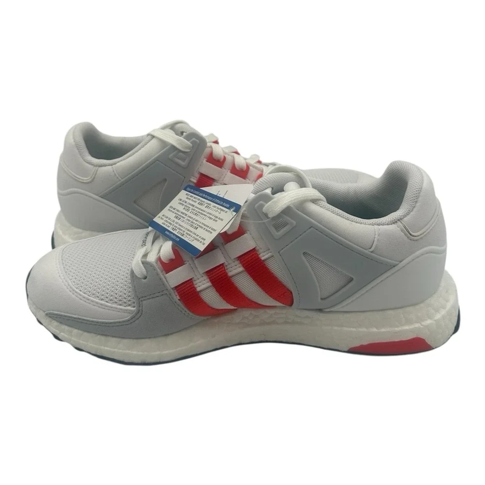 Adidas EQT Support Running Shoes Mens Sz 8 Gray/White/Orange Sneakers BY9532‎